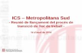 ICS Metropolitana Sud - Grupo de Trabajo InformàTICSgdtinformatics.weebly.com/uploads/2/3/0/8/23089854/otr_ics_reuni... · Transferència de Servei III. Prestació en Transició