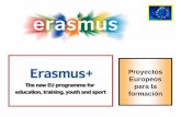 Proyectos Europeos para la formación - Edudactica Erasmus+... · 2016-01-14 · Estancias de dos profesores en instituciones de formación. - Observar lo que hacen en un centro socio