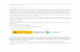 GUÍA PARA EL CUMPLIMIENTO DE LOS REQUISITOS DE … · 2020-01-15 · Por último, se recomienda aclarar y validar, en la dirección de correo electrónico convocatoria@fecyt.es,