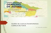 Gestión de cuencas transfronterizas: CUENCA DEL PLATAjornada.pucp.edu.pe/derecho-de-aguas/wp-content/uploads/...2013/07/03  · CUENCA DEL PLATA- AC. GUARANI Extensión: 1.200.00