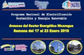Programa Nacional de Electrificación Sostenible y Energía ......22 ENERO 2019 Valle El Cuje, Sec. El Mojón 3 TOTOGALPA, MADRIZ 29 Viviendas 151 Habitantes C$ 2.10 MM MIÉRCOLES