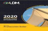 SECTOR Protección Solar - LDM · 2020-03-25 · estructuras y velarias, donde se requiere reflección termica elevada. Pergopac Blackout Polyester 1100 dtex M2 / B1 / BS / B-S2-D0