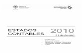 31 de Agosto - mineducacion.gov.co · 2010-10-16 · 31 de Agosto de 2010, fueron tomados fielmente de los libros de contabilidad llevados conforme a las normas de contabilidad pública