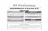 Publicacion Oficial - Diario Oficial El Peruano · Res. N° 003-2015-INGEMMET/PCD.- Delegan en la Secretaría General del INGEMMET diversas facultades en materia presupuestal, durante