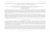 Inclusión de la educación ambiental en el currículo · 2018-02-24 · Revista Iberoamericana de Ciencias ISSN 2334-2501 ReIbCi – Febrero 2018 – Inclusión de la educación