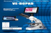 Microscopio Binocular Biológico con Tablet IntegradaPantalla 9.7 Pulgadas, segunda generación HD LED pantalla LCD retro iluminada pantalla táctil. A. Cable de conexión con clavija