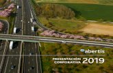 PRESENTACIÓN CORPORATIVA 2019 - Abertis...12 Presentación Corporativa 2019 Road Tech La plataforma para una movilidad más inteligente, segura y sostenible 4 En Abertis nos preocupamos