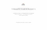 REPÚBLICA ARGENTINA VERSIÓN TAQUIGRÁFICA · VERSIÓN TAQUIGRÁFICA CÁMARA DE SENADORES DE LA NACIÓN AUDIENCIA DE LA COMISIÓN DE ACUERDOS Salón “Eva Perón” — H. Senado