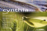 cynthia - catalanbms.org · Editorial Portada 10 anys de la revista Cynthia A mb aquest exemplar que teniu a les mans, el nostre butlletí del CBMS arriba al número 10. Al llarg