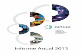 Informe Anual 2013 - COFECE · Informe Anual 2013 Comisión Federal de Competencia Económica ix Resumen Ejecutivo En junio de 2013 se publicó el Decreto por el que se reforman los