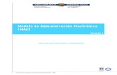Modelo de Administración Electrónica (MAE)(MAE) · Modelo de Administración Electrónica (MAE)(MAE) Versión 1 Informe de Evaluación y Diagnóstico ... 1.2.3 Áreas de mejora