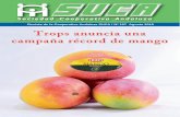 Revista de la Cooperativa Andaluza SUCA / Nº 157 …una amenaza de cara al futuro. No obstante, ha precisado que las fortalezas del mango español continúan siendo su calidad frente