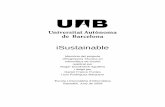 iSustainable - UAB Barcelona · 2011-04-01 · Sistema de distribució consolidat iTunes, App Store per a aplicacions iPhone. Plataforma exlusiva per a la distriuió d’apliaions