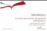 Mendeley - Universidad de Sevillabib.us.es/educacion/sites/bib3.us.es.educacion/files/pictures/forma... · - Compartir referencias - Social - En la nube - Trabajar con los documentos