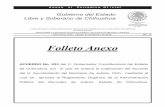 Folleto Anexo - Gobierno del Estado de Chihuahua · Chihuahua, Chih., sábado 27 de febrero de 2016. No. 17 Gobierno del Estado Libre y Soberano de Chihuahua ACUERDO No. 033 del C.