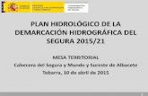 PLAN HIDROLÓGICO DE LA DEMARCACIÓN HIDROGRÁFICA DEL … · 2015-05-08 · Proceso planificación hidrológica 1. Plan Hidrológico 2009/15 Aprobado 12-julio-2014 2. Plan Hidrológico