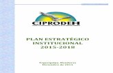 PLAN ESTRATÉGICO INSTITUCIONAL 2015-2018 · Planificación Estratégica 2015-2018 3 Contenido Página I Presentación 4 II Antecedentes 5 II El Entorno 6 IV El Contexto Organizacional