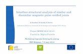 Interface structural analysis of similar and dissimilar magnetic pulse welded joints · 2017-11-21 · R. Raoelison, M. Rachik, N. Buiron Interface structural analysis of similar