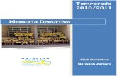 Memoria Deportiva - Club Deportivo Natación Zamora ...webantigua.natacionzamora.es/.../memoria_deportiva_temporada_20… · COMPETICIONES MASTER ACTUACIONES INTERNACIONALES RECORDS