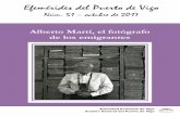 Núm. 51 - APVIGO...Efemérides del Puerto de Vigo, núm. 51 –octubre, 2017 Fotografía que ilustra la cubierta del catálogo de la exposición “Os adeuses” y que representa