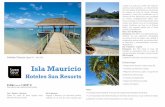 Isla Mauricio · Isla Mauricio Hoteles Sun Resorts Salidas: Diarias: (Ago 18 - Oct 19) 8 días desde 1.835* € (tasas aéreas y supl. carburante 383€ incluido) Día 1: España