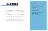 CTI El costo de uso de los sistemas de propiedad ... · El costo de uso de los sistemas de propiedad intelectual para pequeñas empresas innovadoras El caso de Chile, Colombia y México
