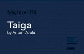 Taiga - Mobles 114 · llama al bosque con el nombre de Taiga. CAT Taiga està inspirat en les formes orgàniques dels boscos de coníferes de Sibèria que apareixen a la pel·lícula