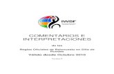 COMENTARIOS E INTERPRETACIONES - Federación Insular de ...fibtenerife.com/upload/Reglas e Interpretaciones IWBF.pdf · baloncesto en silla de ruedas. Desde que el contexto de espacio