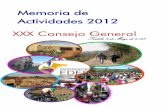 Actividades 2012 XXX Consejo General - …...Memoria de Actividades 2012 2 XXX Consejo General Consorcio EDER, es Ribera de Navarra Nuestra Sociedad, Nuestro Entorno y Nuestro Patrimonio