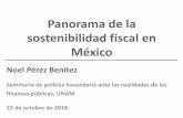 Panorama de la sostenibilidad fiscal en México · Déficit fiscal y deuda pública en México: Mario Iván Domínguez Rivas y ... el gasto aumentó en 7.9 pp del PIB, mientras ...