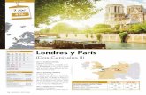 Londres y París · 2019-01-23 · Londres Frankfurt SERVICIOS VALOR AÑADIDO Si quiere llevar todo preparado de antemano, además de lo detallado en el itinerario, les proponemos