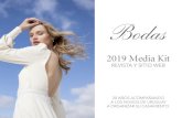 2019 Media Kit - BODAS | Casamientos Notas y Directorio con servicios para … · 2019-05-24 · su casamiento y tener un recuerdo para toda la vida. la agenda contiene un directorio