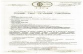 竹沢製茶 - 竹沢製茶株式会社 · Genmaicha, This certificate is limited to the above operator, and it does not certify each specific product or ingredient as organic at