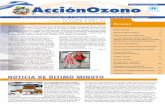 AcciónOzono - Governo do Estado de São Paulo€¦ · capa de ozono podría entrar en su fase de recuperación del agotamiento debido a las actividades humanas. Las observaciones