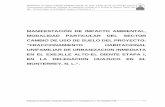 “FRACCIONAMIENTO HABITACIONAL UNIFAMILIAR DE …sinat.semarnat.gob.mx/dgiraDocs/documentos/nl/estudios/2009/19N… · y cinco- (Ver copias certificadas de las Escrituras Públicas