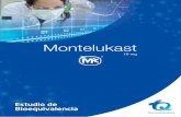 BIO MONTELUKAST MK - TQFarma - Portal Farmacéutico de ...€¦ · Se validó un método bioanalítico para la cuantificación de Montelukast en plasma por HPLC-FLD, el cual demostró