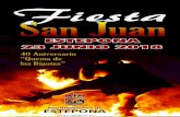 Fiesta San Juan - Ayuntamiento de Estepona · Fiesta San Juan 40 Aniversario “Quema de los Bigotes” ESTEPONA 23 JUNIO 2018. Música en vivo en la Noche de San Juan. Vuelve la