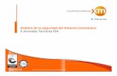 Análisis de la seguridad del Sistema Colombiano II Jornadas … Técnicas ISA v2 (P).pdf · Oscilación de potencia: Variación en la potencia eléctrica, debida al cambio de velocidad