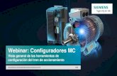Webinar: Configuradores MC - Siemense5391043-… · Webinar: Configuradores MC Vista general de las herramientas de configuración del tren de accionamiento Nicolás Carneri y Vicente