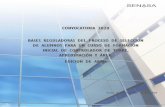 CONVOCATORIA 2020 BASES REGULADORAS DEL PROCESO DE ... · competencias para prestar servicio de control de vigilancia de área (ACS) y control de vigilancia de aproximación (APS)1.