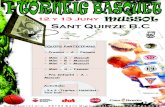 12 y 13 Juny Sant Quirze B - Amazon S3 · 2017-01-25 · Presentació torneig mussol Benvolguts amics, Ens plau invitar-vos al nostre I torneig mussol SQBC al municipi de Sant Quirze