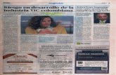 chrdivulgar.org ·  Negocios 3 DEAGOSTODE 2017 Autorizan importar con cero arancel la maquinaria agrícola Riesgo en desarrollo de la industria TIC colombiana