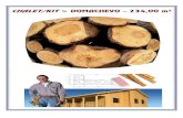 CHALET/KIT > DOMACHEVO – 234,00 m²...Round beams diameter 200 - 300 mm, material: spruce. Rafters 50 х200, material: pine. Addition for rafters 50 х50 material: pine. Roofing