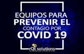 EQUIPOS PARA PREVENIR EL - RQCrqcsolutions.com/wp-content/uploads/2020/05/catalogo-covid-19-co… · Esterilizador de Ozono Extermina los Virus Equipo de Desinfección Portá l Tapetes