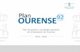 Plan de gestión y estrategia operativa de la Diputación de Ourense … · 2012-08-13 · • Nuevo Reglamento Orgánico (el anterior data de 1988). LA DEPUTACIÓN POR DENTRO •