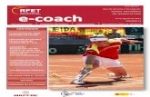 REVISTA ELECTRÓNICA e-coach · profesional en una escuela de tenis: una aproximacion desde la teoria de la autodeterminacion”. Posteriormente, presentamos un artículo relacionado