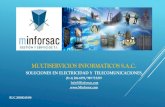 MULTISERVICIOS INFORMATICOS S.A.C.minforsac.com/web/brochure.pdf · Evaluación, diseño, análisis, puesta en marcha y contratos llave en mano para proyectos de aire acondicionado.