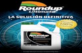 Roundup Ultimate es una marca comercial del Grupo Bayer · Cc Roundup® Ultimate / Mochila (15 L) ... super˜cie a tratar y dosi˜car la cantidad de caldo con el ˜n de evitar generar