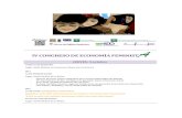 IV CONGRESO DE ECONOMÍA FEMINIST · 4. el enfoque de gÉnero en un programa de seguridad alimentaria nutricional en bolivia y ecuador. teresa osorio y ana lucia garcía. 5. la construcciÓn