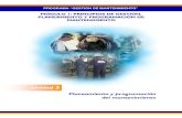 PROGRAMA “GESTIÓN DE MANTENIMIENTO”biblioteca.udgvirtual.udg.mx/jspui/bitstream... · ciclo del mantenimiento. 2. Contextualización La importancia del mantenimiento dentro de